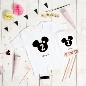 Ratoncita Camiseta Cumple