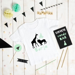 Safari Camiseta Cumple