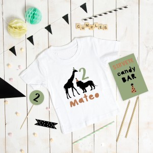 Safari Vintage Camiseta Cumple