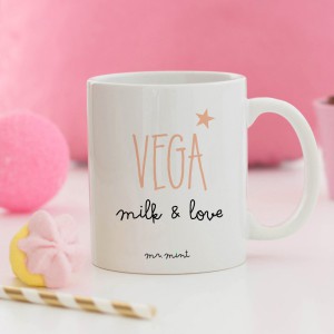 Taza Milk&love coral