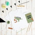 Dino Vintage Camiseta Cumple
