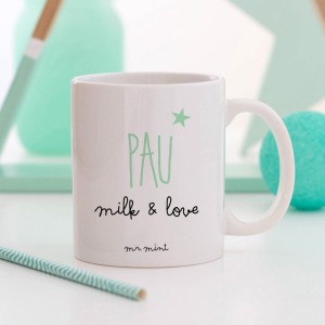 Taza Milk&love mint