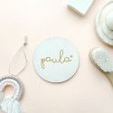 Nombre Baby Cards Wood