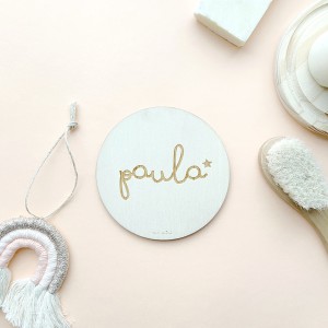 Nombre Baby Cards Wood