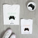 Pack Camisetas Superpapá Gamer