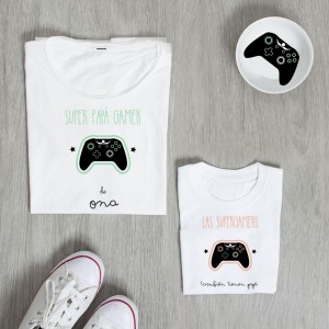 Pack Camisetas Superpapá Gamer