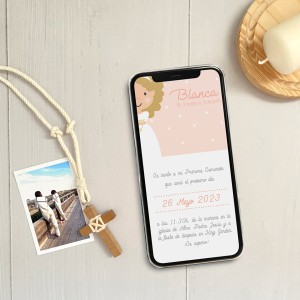 Invitación Digital Niña