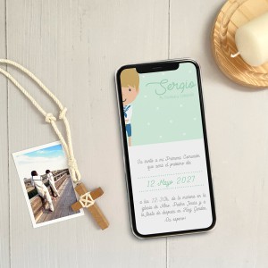 Invitación Digital Niño