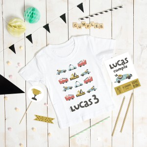 Camiseta Cumple Coches