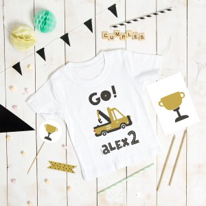 Camiseta Cumple Grúa