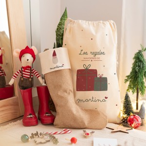 Bota Navidad Gnomo