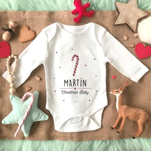 Body Bastón Navidad