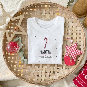 Camiseta Bastón Navidad
