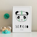 Lámina Panda mint