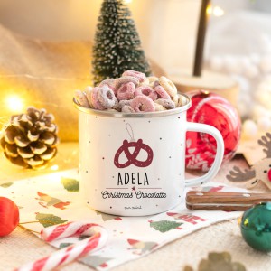 Taza Latón Rosquilla Navideña