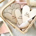 Baby Cards Wood Corazón