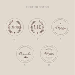 Pack 10 Abridor o Espejo Madera Comunión