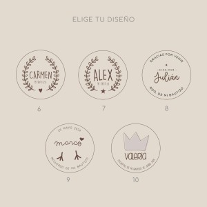 Pack Abridor o Espejo Madera Bautizo