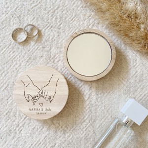 Pack Abridor o Espejo Madera Nupcial