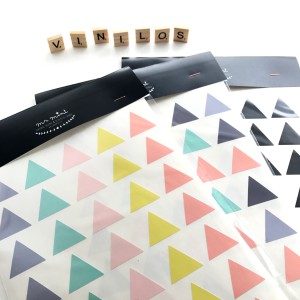 Vinilos Triangulares multicolor