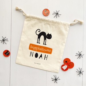 Bolsa Halloween Gato Negro
