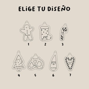 Bolas de Navidad Silueteadas