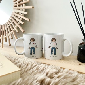 Dúo Tazas Enamorados Playlovers