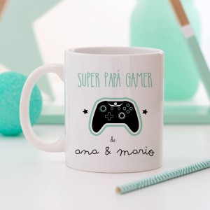 Taza Papa Gamer