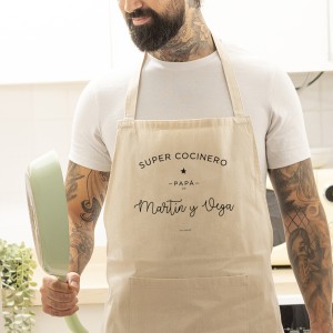 Delantal Papá Super Cocinero