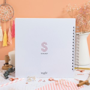Libro de Firmas Inicial Vichy Rosa