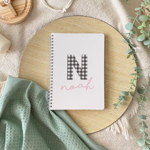 Pack Libretas Vichy Negro Rosa