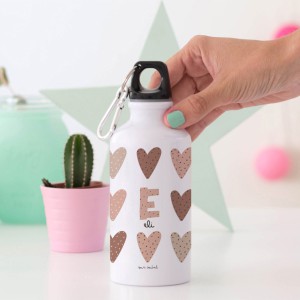 Botella Corazones