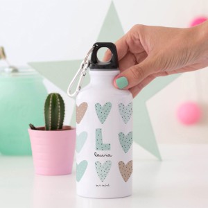 Botella Corazones