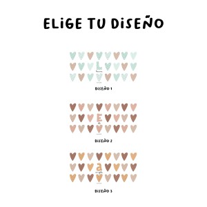 Botella Corazones