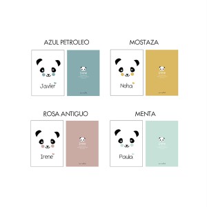 Pack Libretas Panda