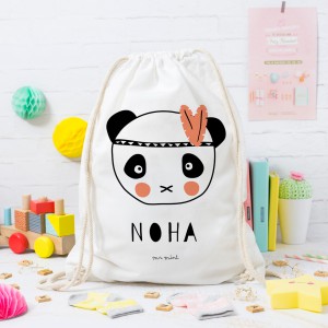 Mochila Panda coral