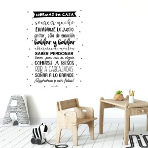Vinilo Normas de la Casa