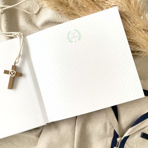 Libro de Firmas Espiga Mint 25x25