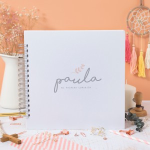 Libro de Firmas Espiga Coral 25x25