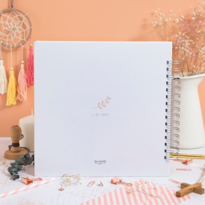 Libro de Firmas Espiga Coral 25x25