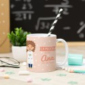 Taza Superprofe Puntos Coral