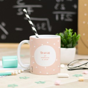 Taza Superprofe Puntos Coral