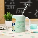 Taza Superprofe Topitos Mint