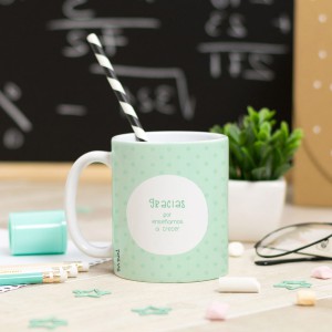 Taza Superprofe Topitos Mint