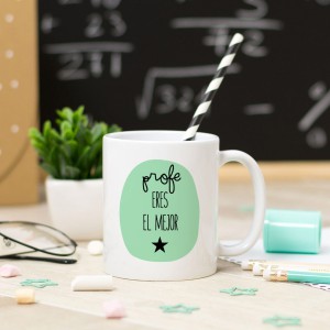 Taza Profe "eres el mejor"