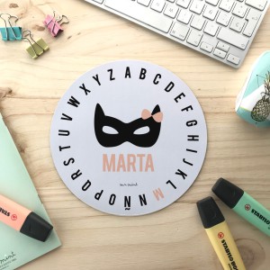 Alfombrilla Abecedario Sra. Batman