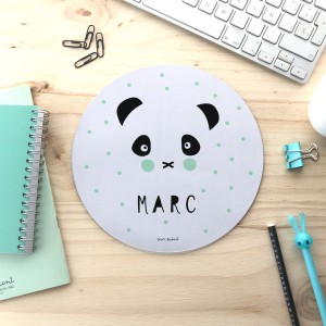 Alfombrilla Panda Amor Mint