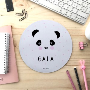 Alfombrilla Panda Amor Coral