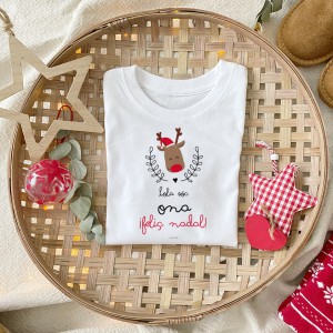 Camiseta Reno Navidad