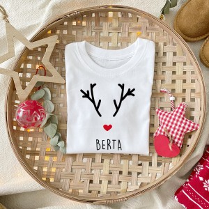 Camiseta Reno Rojo